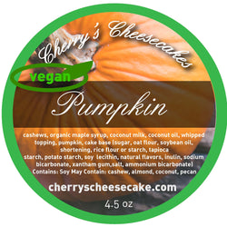 Pumpkin - VEGAN/GLUTEN FREE