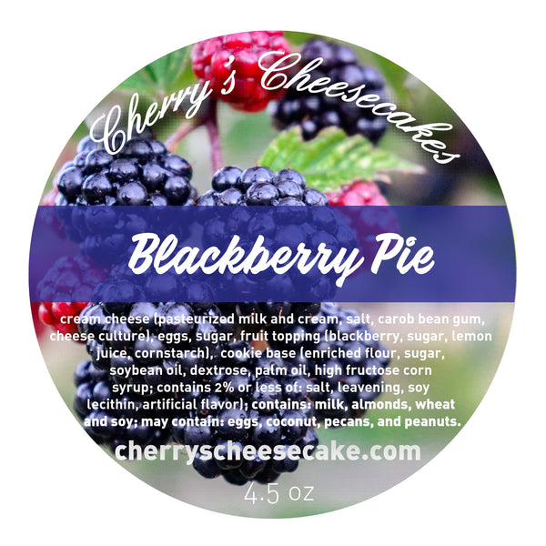 Blackberry Pie Cheesecake