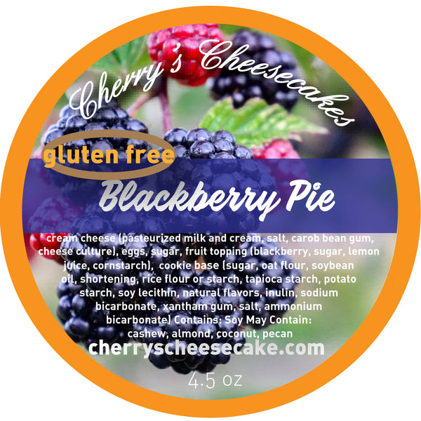 Blackberry Pie - GLUTEN FREE